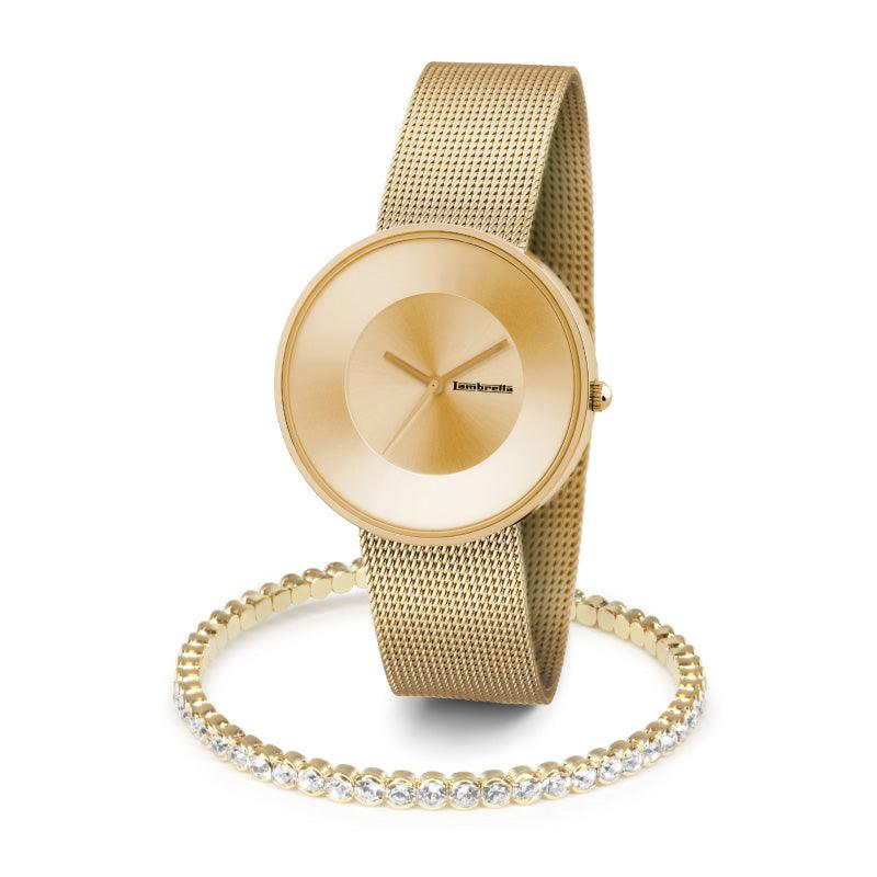 Crystal Bangle Gold 2mm - Lambretta Watches - Lambrettawatches