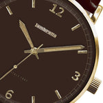 Cesare 40 Croco Gold Brown Cifra - Lambretta Watches - Lambrettawatches