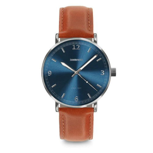 Cesare 40 Leather Blue Cifra - Lambretta Watches - Lambrettawatches