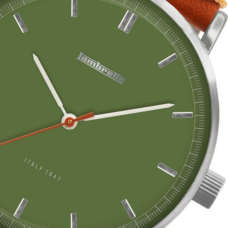 Cesare 40 Leather Green - Lambretta Watches - Lambrettawatches