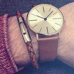Cesare 42 Gold Cognac Watch Jewelry Duo kit - Lambretta Watches - Lambrettawatches