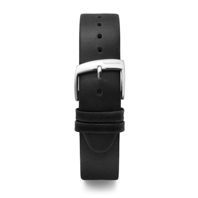 Cesare 42 Silver Black - Limited Edition - Lambretta Watches - Lambrettawatches