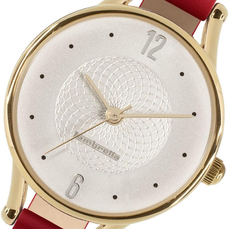 Piccolo 26 Leather Gold White Red - Lambretta Watches - Lambrettawatches