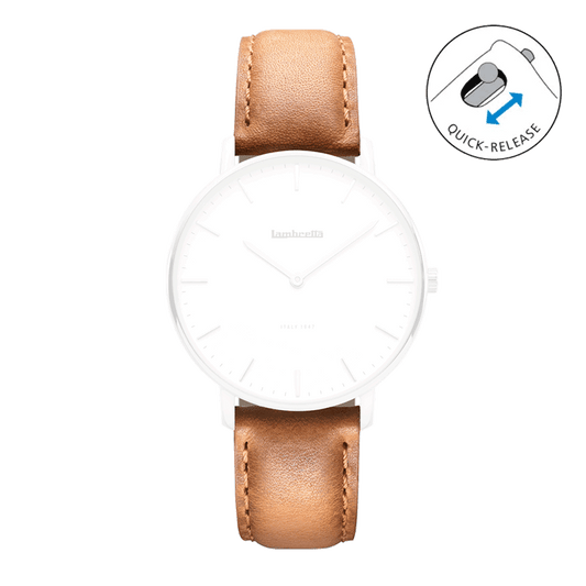 Strap Leather Classico Tan (18mm) - Lambretta Watches - Lambrettawatches