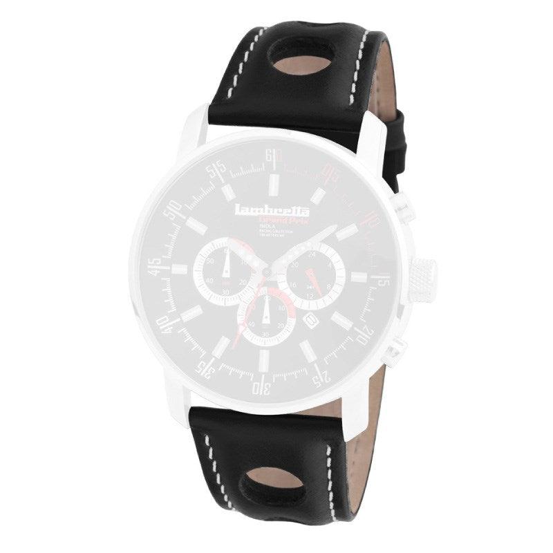 Strap Leather Imola Black (26mm) - Lambretta Watches - Lambrettawatches