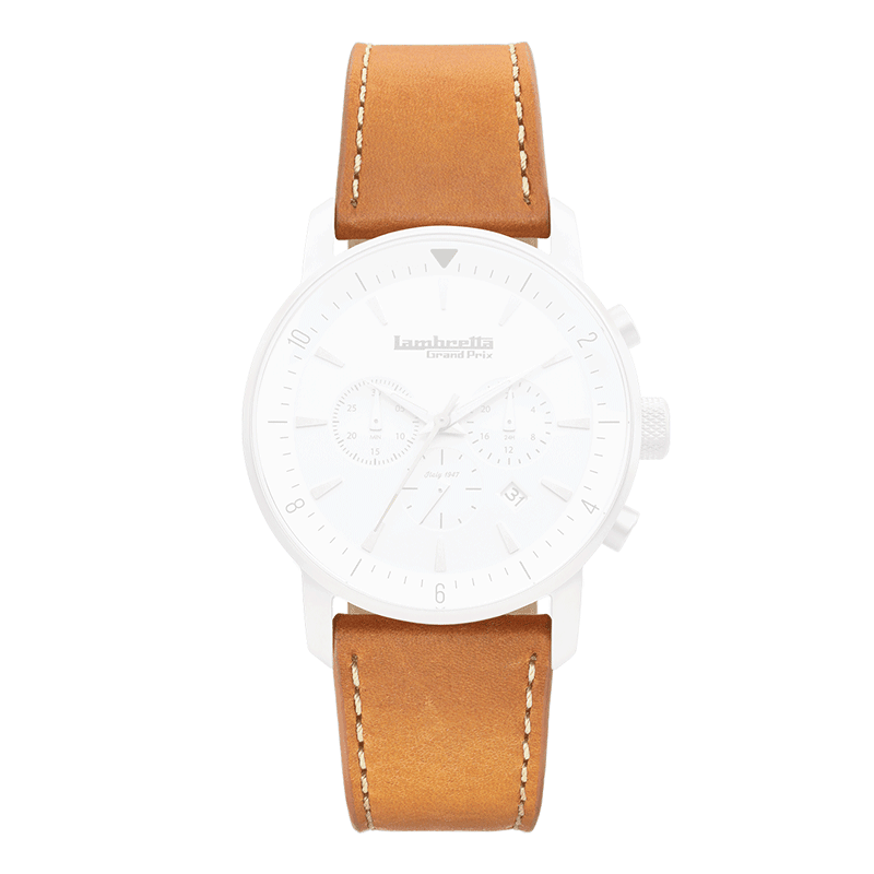 Strap Leather Imola Tan (24mm) - Lambretta Watches - Lambrettawatches