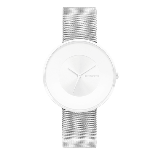 Strap Mesh Cielo Silver (18mm) - Lambretta Watches - Lambrettawatches